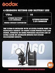 Godox V1 Pro V1 PRO N Camera Flash Compatible with