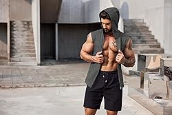 COOFANDY Men 2 Pack Fitness Tank Top Cotton Cutoff
