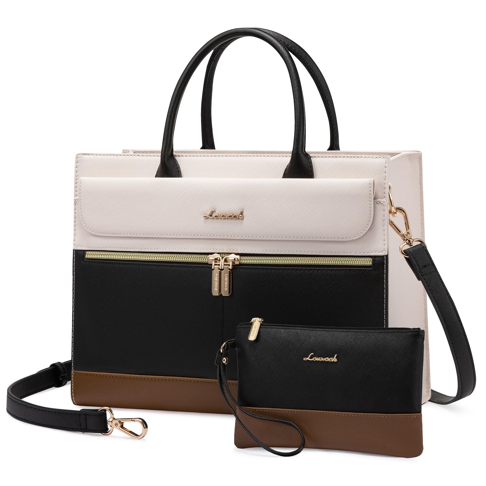 LOVEVOOK Purses and Handbags for Women,Leather Shoulder Bag Black Purse Tote,Satchel Crossbody Bags Top Handle for Ladies