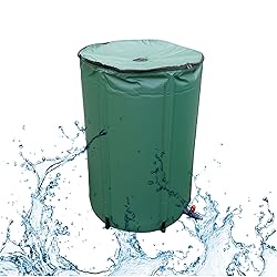Garden Water Butt With Stand And Tap - Folding Rain
