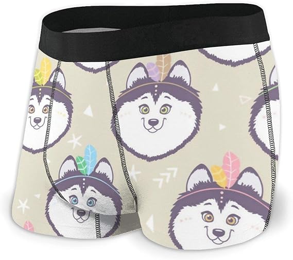 Boxer Briefs For Men Husky With Feather Sexy Underwear With Waistband