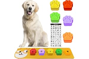 Dog Talk Button Set 30-Second Recorded Talk Buttons for Communication with Dogs with 50 Scene Stickers and Non-Slip Mat for P