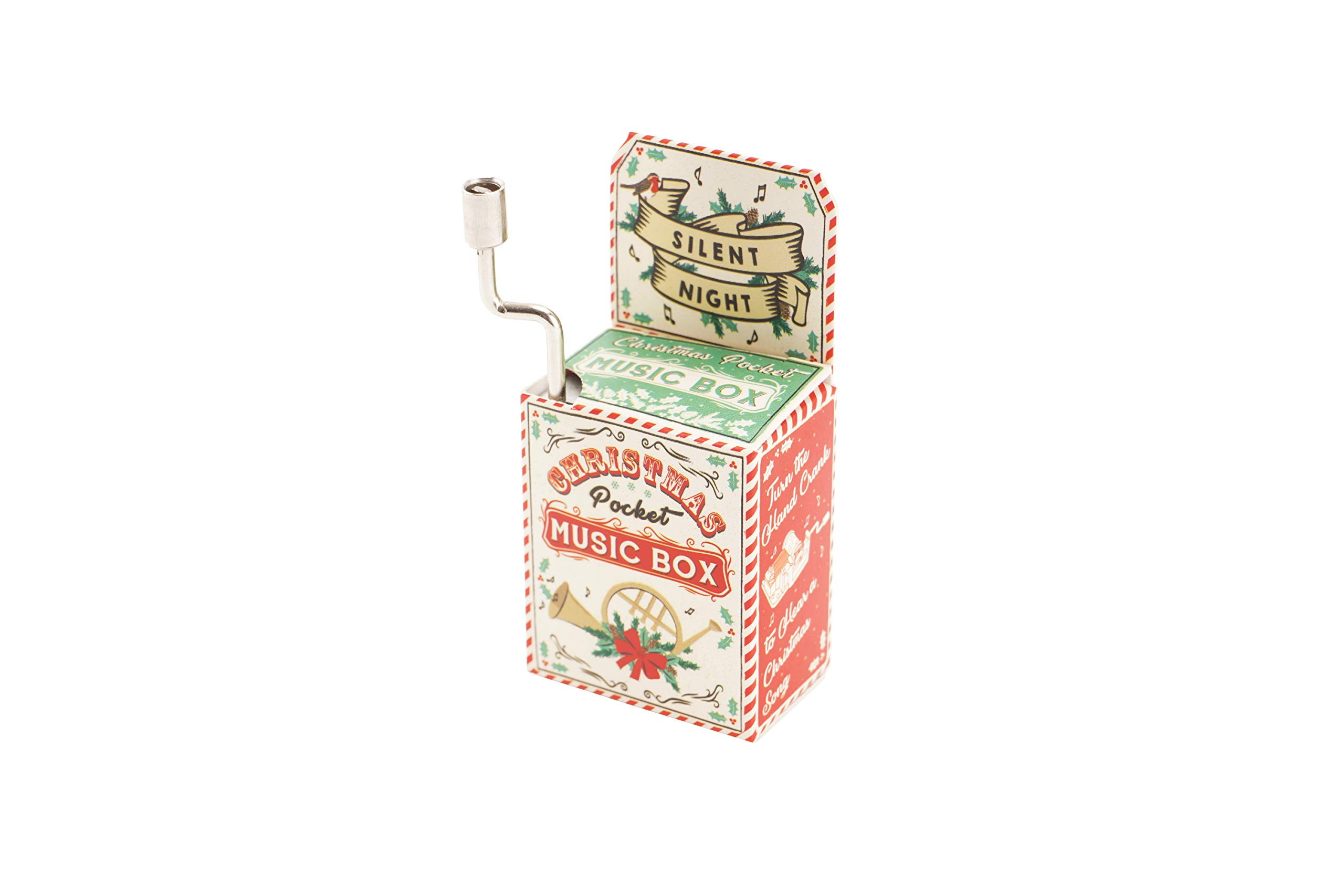 CGB Giftware Christmas Music Box 'Silent Night' | From Joy To The World Christmas Range | Wind Up Novelty | Secret Santa | Gift | GB02997