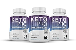 ADVANCED LIFE SCIENCE (Official) Keto Fit Pro, Advanced Formula 1300mg, Made in The USA, (3 Bottle Pack), 90 Day Supply