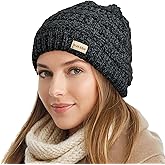 Sukeen Knit Beanie Hat for Women Thick Fleece Lined Winter Hat Warm Skull Cap Fashionable Knit Cap for Outdoor