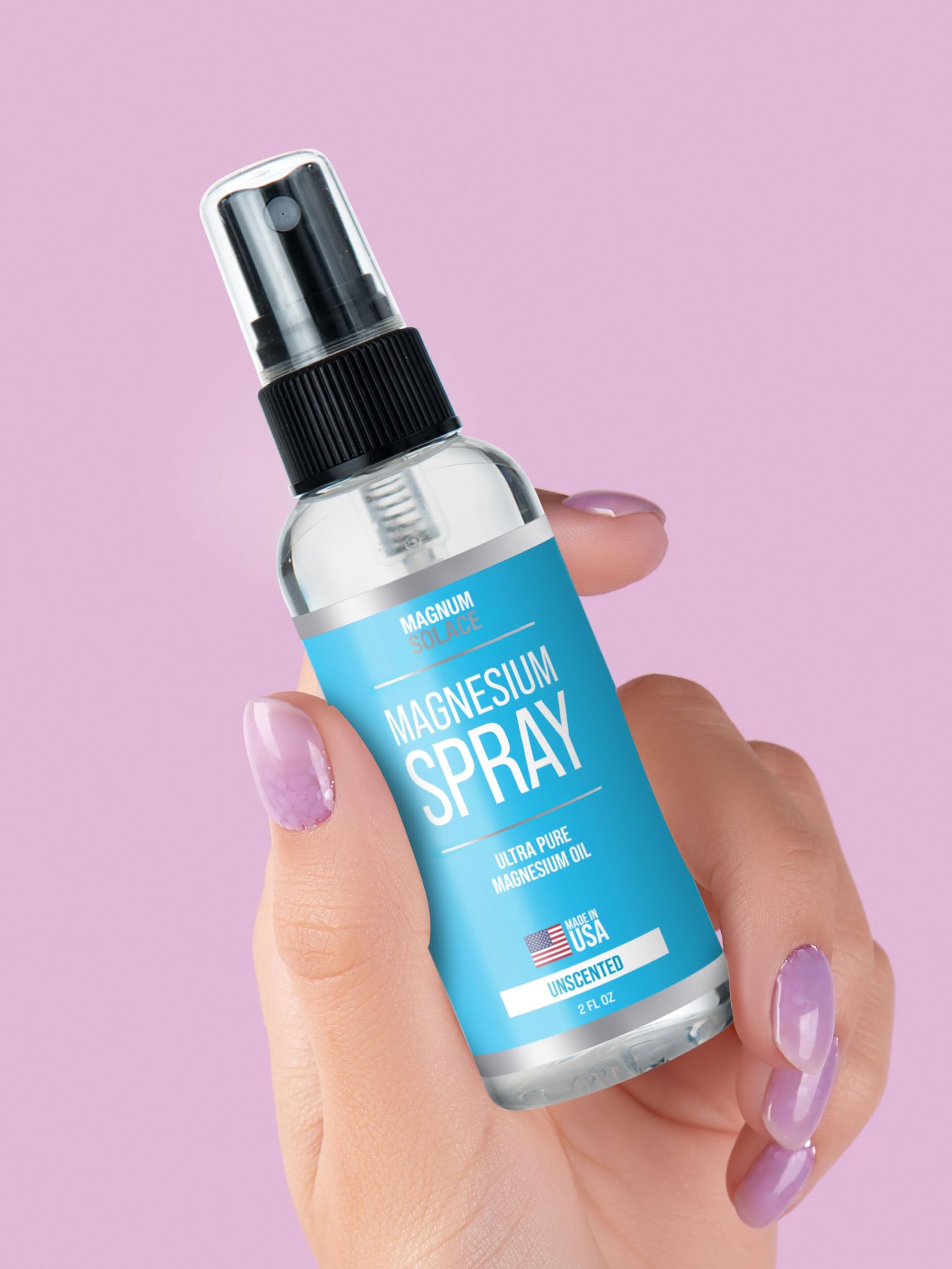 Magnesium Oil Spray - 100% Natural Magnesium Spray - 2 oz