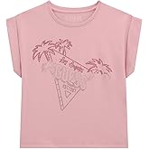 GUESS Girls' Eco Short Sleeve Midi T-Shirt