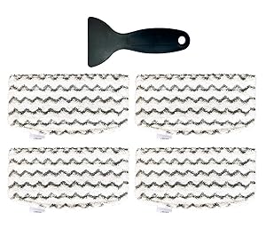 4 Pack Shark Steam Mop S1000 S1000A S1000C S1000WM S1001C Dirt Grip Pads Set Washable Microfiber Mop Pads Replacement Parts