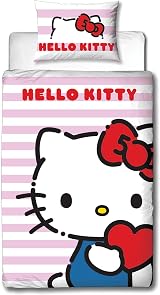 Character World Hello Kitty Duvet Set Single UK Size Reversible view 2