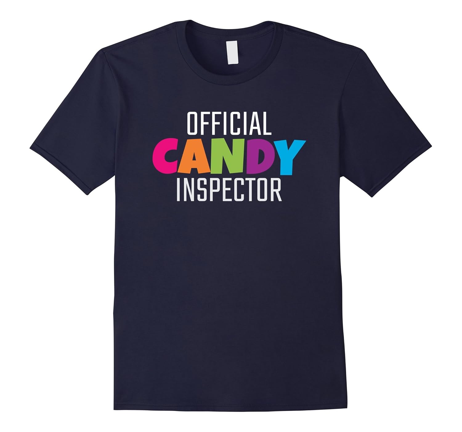 Official Candy Inspector Halloween Trick Or Treat T-Shirt-ANZ