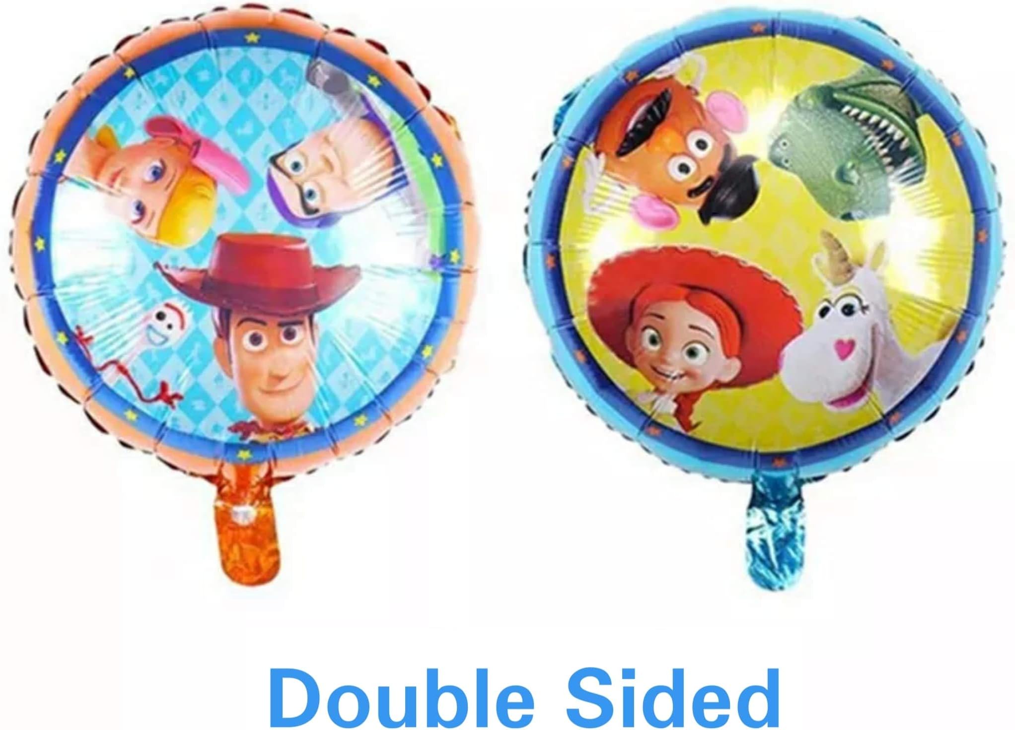 Disney Toy Story 4 Forky Woody Buzz Bo-Peep Jessie Birthday Party Decorations 18" Foil Balloon Helium
