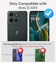 Vinve for Moto G 2025 Case with HD Screen
