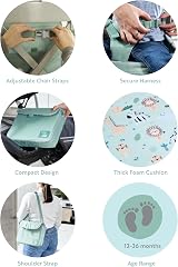 Baby Polar Gear Safari Portable Booster Seat with Placemat and Pocket view 3