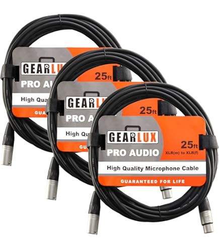 Amazon.com: Gearlux Instrument Cable/Guitar Cable, 1/4 Inch