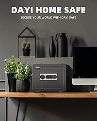 DAYI Safe Box, 0.8 Cubic Feet Home Safe with