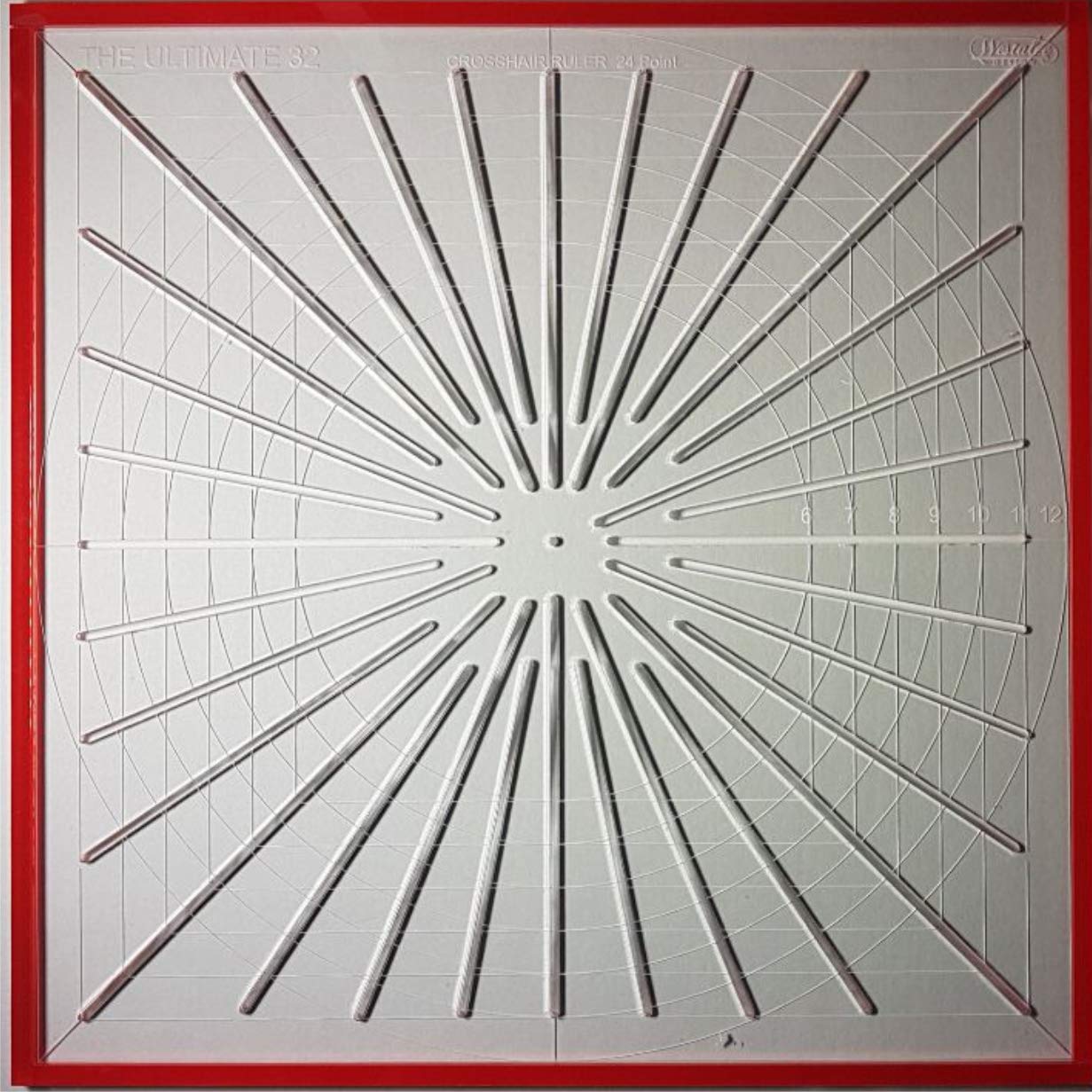 Westalee Design Ultimate Crosshair Ruler 12.5" Available in 32pt or 24pt (32 Point)