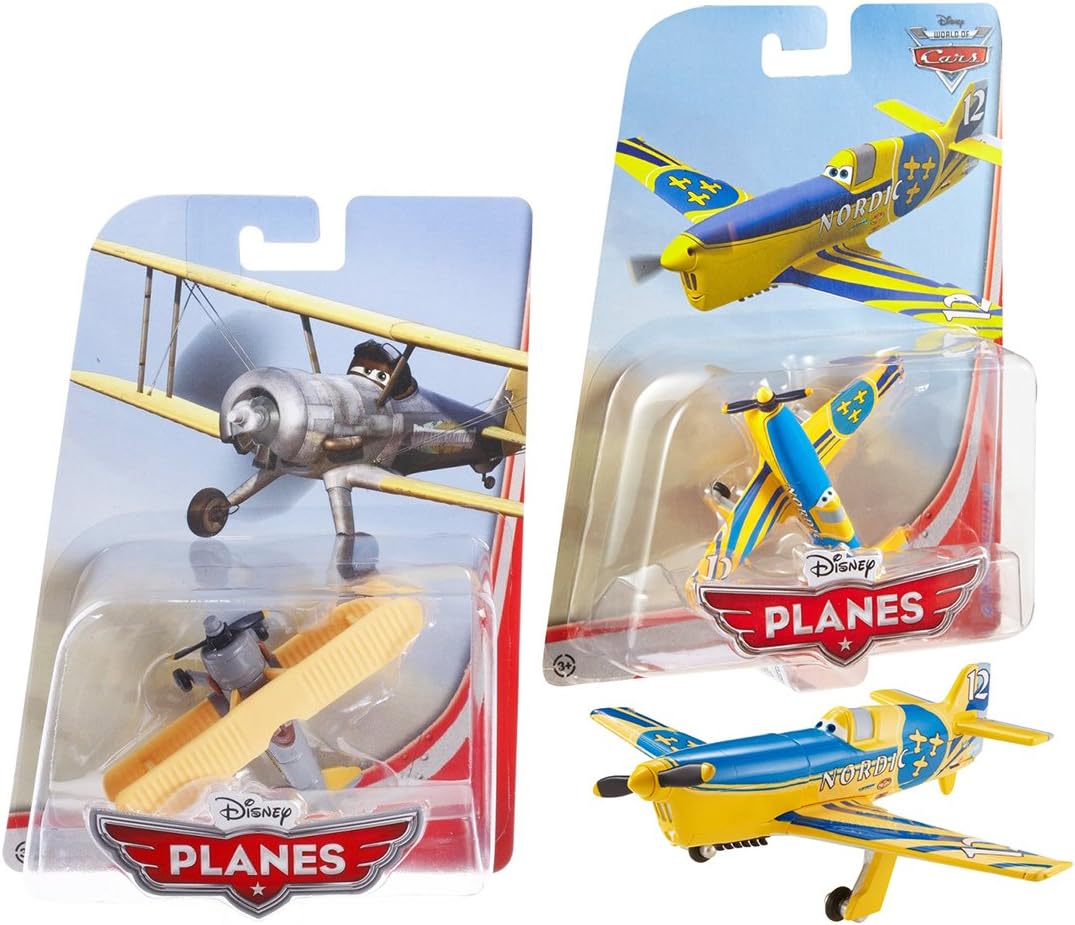 Maven Gifts: Disney Pixar's Planes Leadbottom and Gunnar Viking Diecast Aircrafts