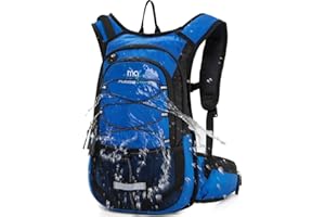 MUBASEL GEAR 15L Insulated Hydration Backpack Pack with 2L Water Bladder Lightweight Hiking Backpack Bag for Women Men Daypack for Hiking Running Festival Camping Biking