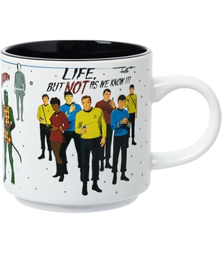 Amazon.com: Star Trek The Original Series Cast Ceramic Coffee Mug, Novelty  Gift Mugs for Coffee, Tea and Hot Drinks, 11oz, White : Home & Kitchen