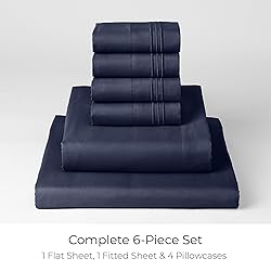 Mellanni Iconic California King Sheet Set - 6-Piece