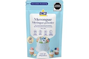 ENCO Meringue Powder 8.8 oz: Perfect for Royal Icing, Meringue Cookies, American Buttercream & more - Vanilla Flavor
