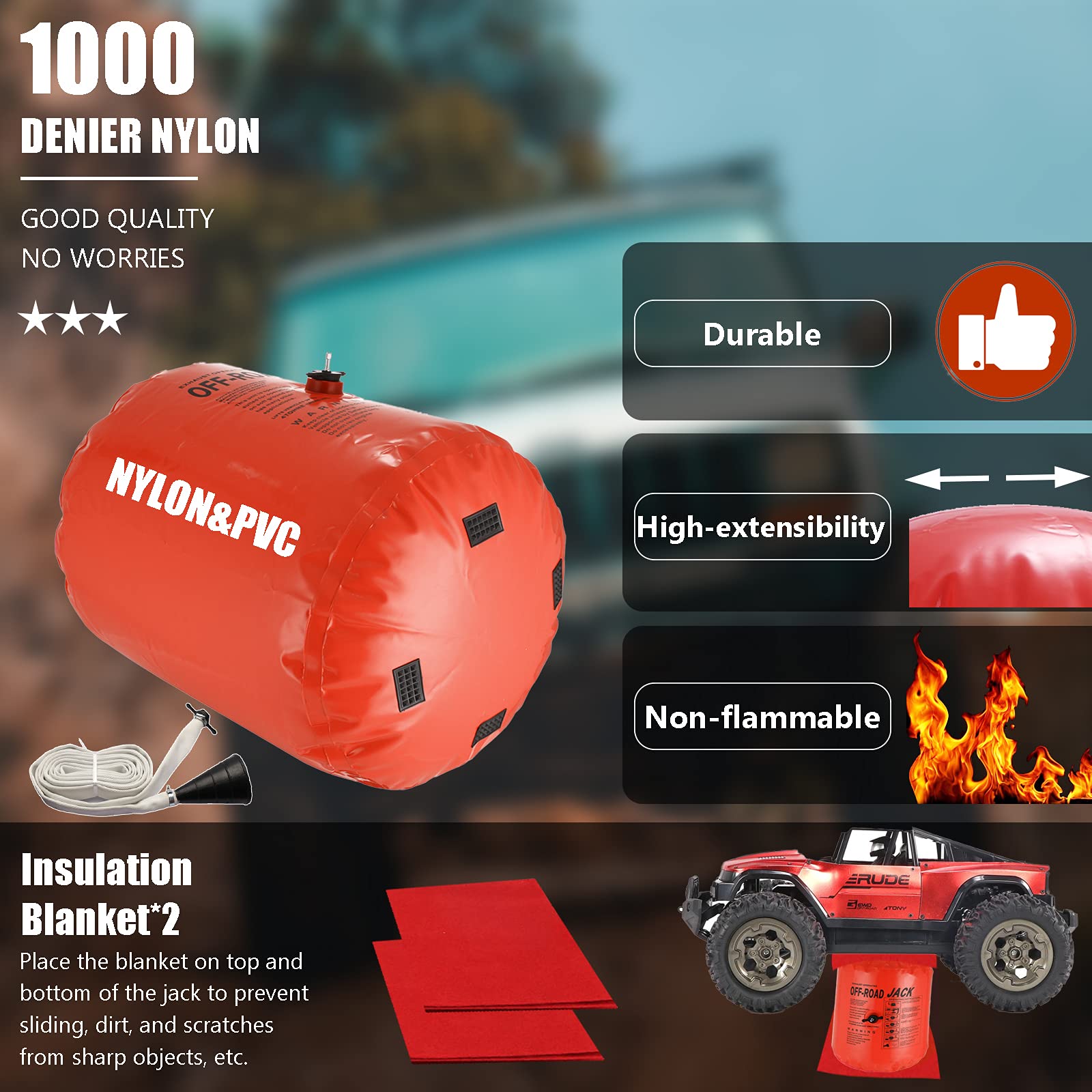 Mua Wayska Exhaust Jack 4 Ton, Exhaust Air Jack 8800LBS, Inflatable Car