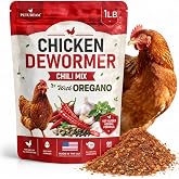 Natural Chicken Dewormer Powder, Chili Mix Flock Care, Herbal Armor Poultry | 1LB, Boost Egg Quality, Feather &amp; Vitality Support, Gut Health Support, No Egg Withdrawal, Laying Hens &amp; Backyard Safety Feed