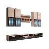 MB-Muebles-Bonitos-Mueble-de-salon-Moderno-Acosta-MDF-Brillo-Lacado-LED-Sonoma-y-Negro MB-Muebles-Bonitos-Mueble-de-salon-Moderno-Acosta-MDF-Brillo-Lacado-LED-Sonoma-y-Negro