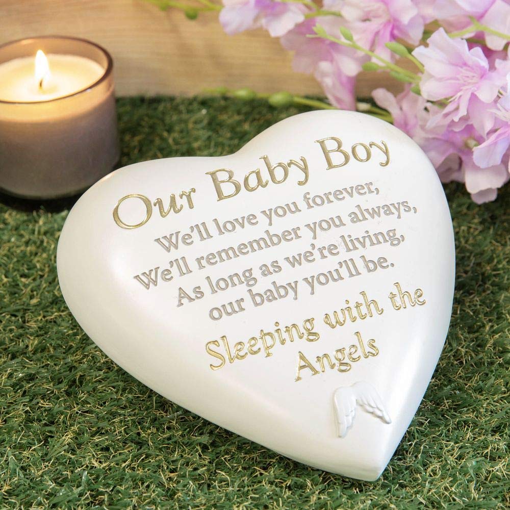 Thoughts of you Baby Boy Remembrance Graveside Memorial Ornament