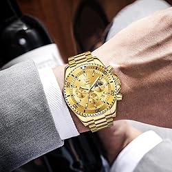 OLEVS Watches for Men Business Dress Big Face