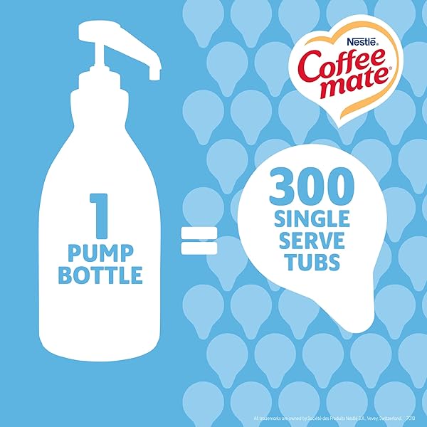 NESTLE COFFEE MATE COFFEE CREAMER, FRENCH VANILLA, CONCENTRATED LIQUID PUMP BOTTLE, NON DAIRY, NO REFRIGERATION, 50.7 OZ