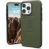 URBAN ARMOR GEAR UAG [Updated Version] Case Compatible with iPhone 15 Pro Max Case 6.7" Civilian Olive Drab Built-in Magnet Compatible with MagSafe Charging Rugged Mil-Grade Dropproof Protective Cover