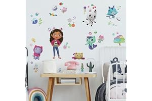 RoomMates RMK4823SCS Dreamworks Gabby's Dollhouse Peel and Stick Wall Decals