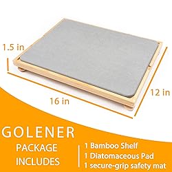 Golener Stone Drying Mat for Kitchen Counter, Dish