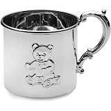 Teddy Bear / First Tooth / Christening / Baptismal Sterling Silver Baby Box X 609