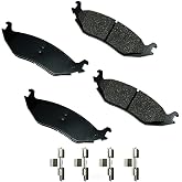 Akebono Ultra-Premium Ceramic Rear Brake Pads, GREY