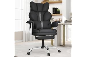 Big and Tall Office Chair,Leather Executive Office Desk Chair with Lumbar Support,400bls Comfy Ergonomic High-Back Reclining 