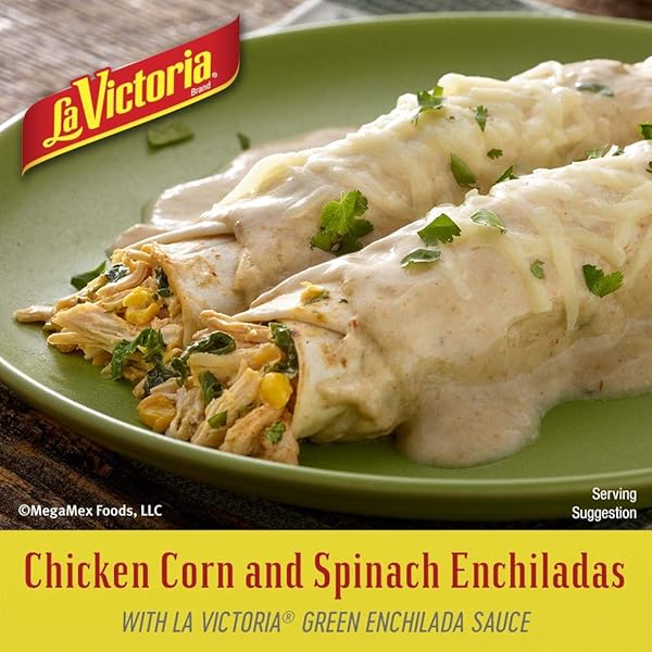 LA VICTORIA GREEN ENCHILADA SAUCE, MILD, 10 OUNCE