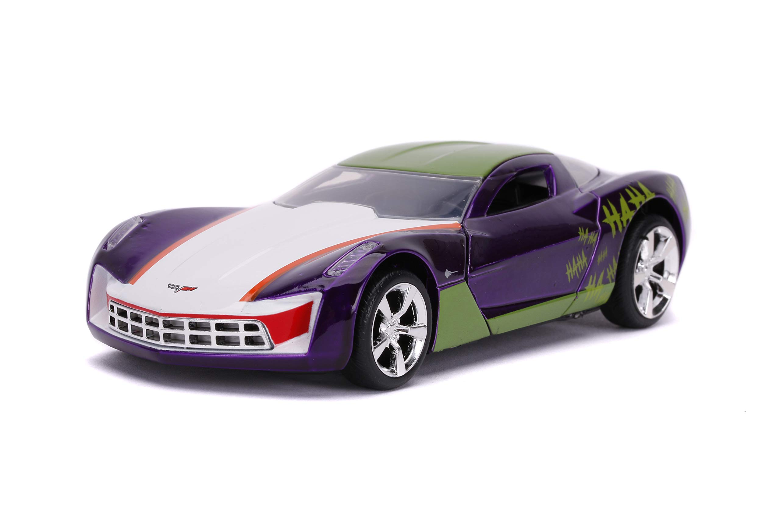 Jada JOKER 2009 CHEVY CORVETTE STINGRAY 1:32 SCALE DIE-CAST CAR IN CDU