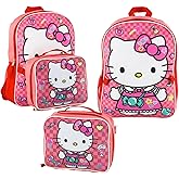Fast Forward Hello Kitty Candy & Ice Cream 16 Inches Large Backpack with Lunch Bag- 92663