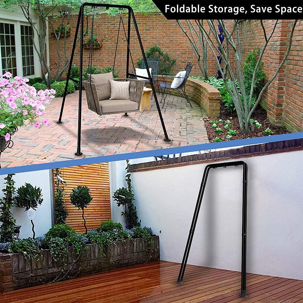 G TALECO GEAR Hammock Chair Stand,Heavy-Duty Steel Hammock Stand,Multi-Use Swing Chair with Stand for Outdoor Indoor: Toys & Games