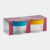 Kilner Snack and Store Pots Set of 2 Glass Jars 125 ml Leak-Proof Lids view 3