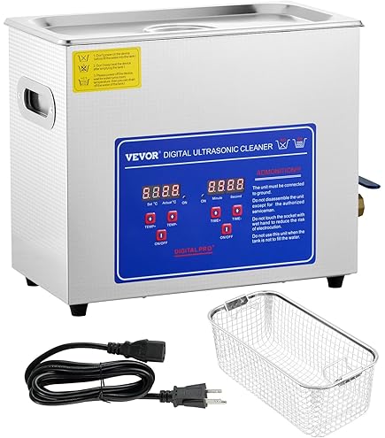 Amazon.com: VUA 3L Ultrasonic Cleaner with Digital Timer & Heater