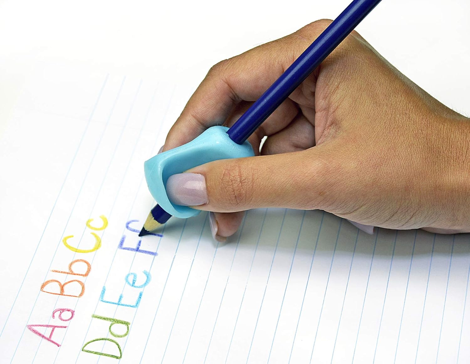 The Pencil Grip Pinch Grip Ergonomic Writing Aid, 6 Pack, Gloss Colors (TPG-12706) : Office Products