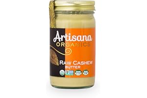 Artisana Organics Non GMO Raw Cashew Butter, 14 oz (6 Pack)