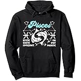 Pisces Zodiac Sign Pisces Birthday Pisces Horoscope Pullover Hoodie