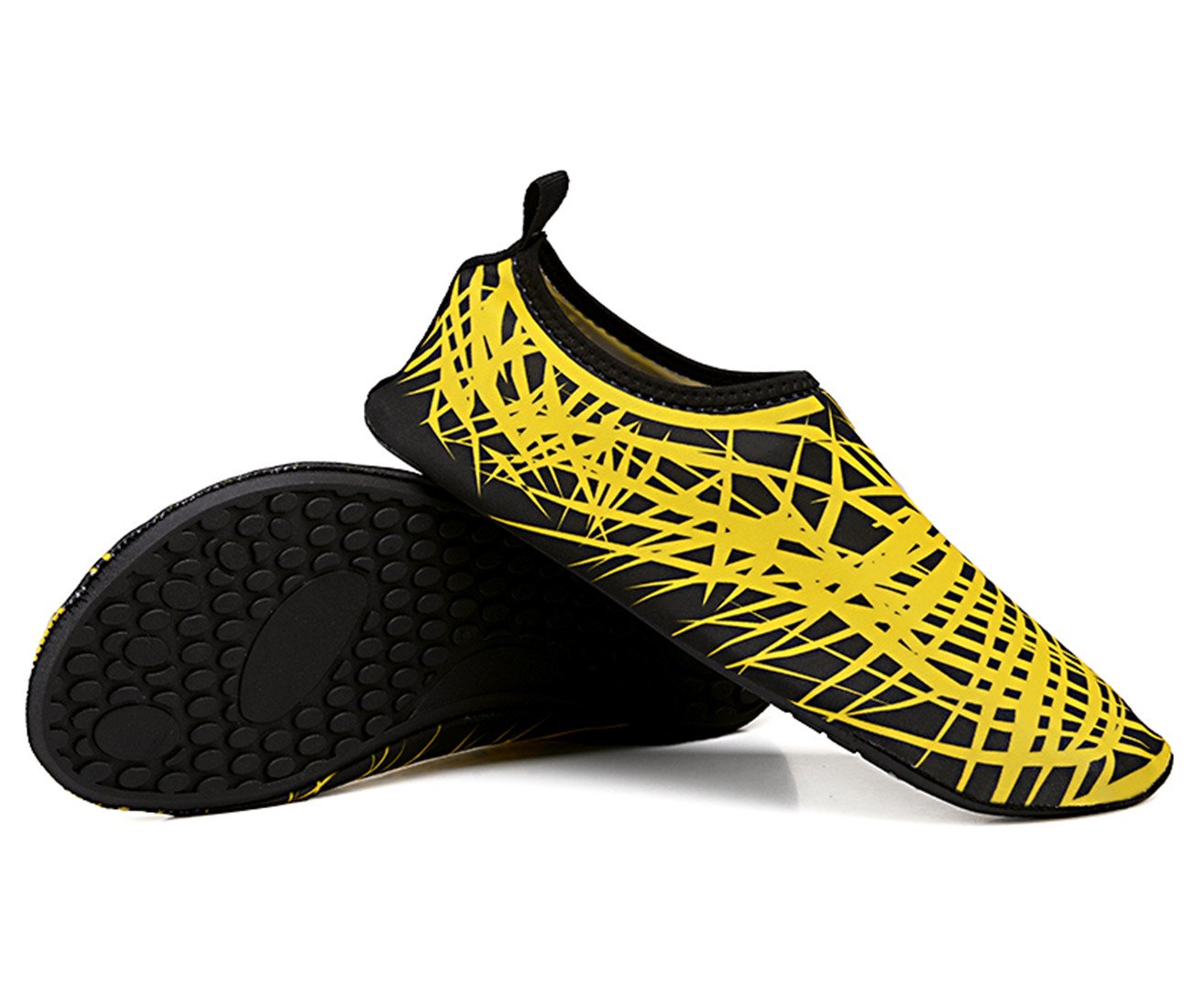 Water Shoes Mens Womens Barefoot Beach Swimming Lightweight Quick dry Aqua Socks Anti-skid Slip-on Pool Shoes for Exercise Yoga