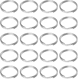 Uniclife 100 Pack 15mm Mini Split Jump Rings with Double Loops for Jewelry