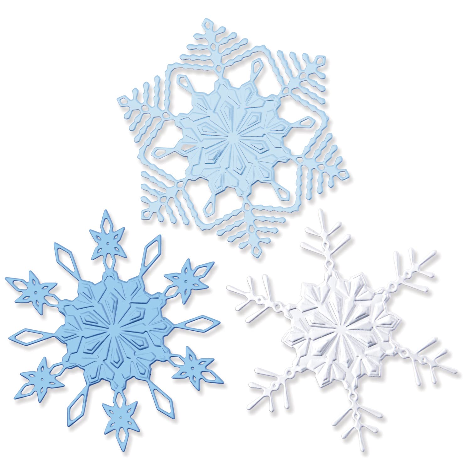 Sizzix Switchlits Embossing Folder Winter Snowflakes by Kath Breen | 665968 | Chapter 3 2022, Multicolor, One Size