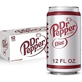 Diet Dr Pepper Soda, 12 fl oz cans, pack of 12